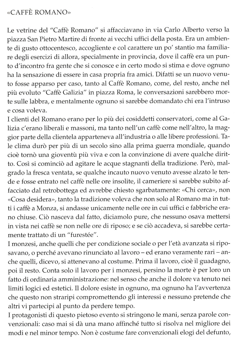 Ricordi monzesi Ugo Galetti
